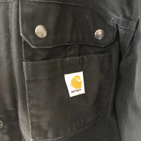 MEN'S SHERPA-LINED UTILITY JACKET - RELAXED FIT - WASHED DUCK - Picture 6 of 12